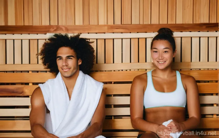 배구 경기 후 회복 방법 - **Prompt:** A male volleyball player, in his mid-twenties, is shown in a post-game recovery scene fo...