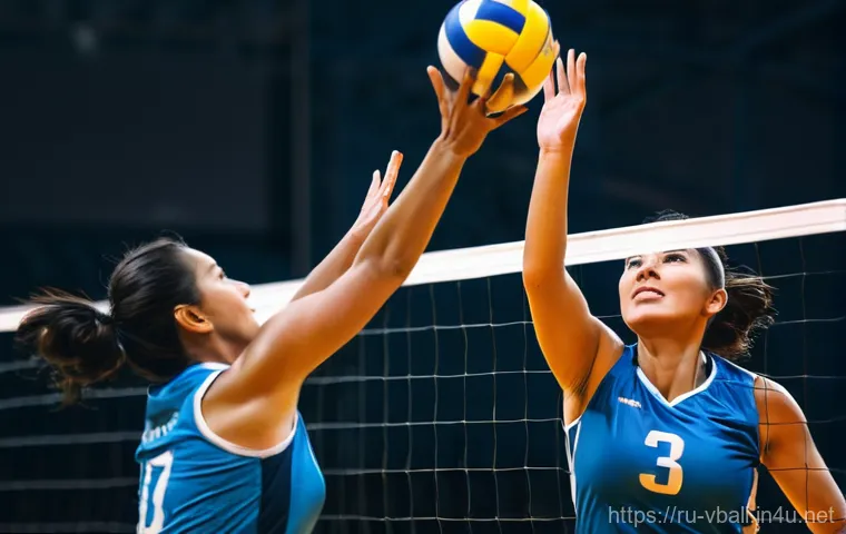 배구 관련 동호회 활동 - A vibrant indoor volleyball court filled with diverse adult players, men and women ranging from thei...