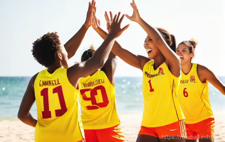 배구 유니폼 색상 선택 팁 - **Modern Team Identity: Pastel Uniforms and Unique Design**
A diverse co-ed volleyball team of y... 배구 유니폼 색상 선택 팁 - **Modern Team Identity: Pastel Uniforms and Unique Design**
A diverse co-ed volleyball team of y...