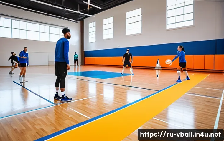 배구 훈련 시 날씨 영향 관련 이미지 1
